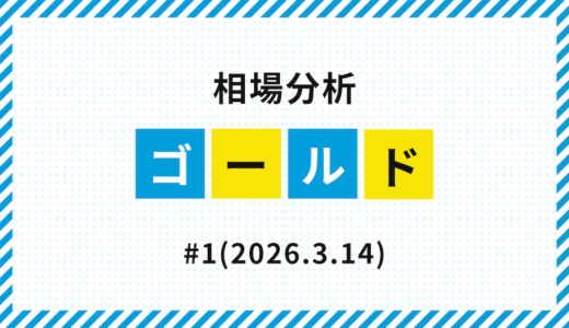 ゴールド相場分析#1（2026.3.14）｜5000攻防に注目